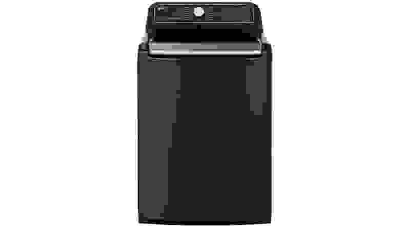 白色背景的LG WT7900HBA顶载洗衣机。