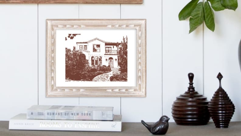 Turn a photograph of someone's home into a work of art.