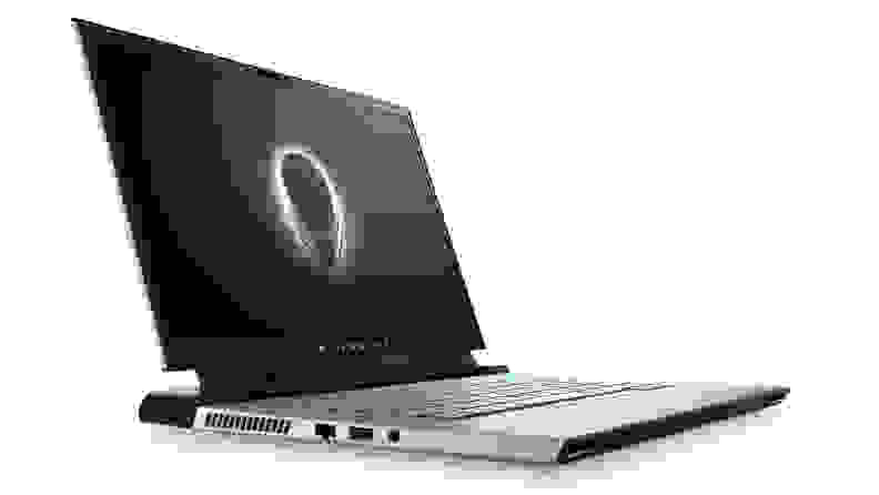 The alienware m15 from the side