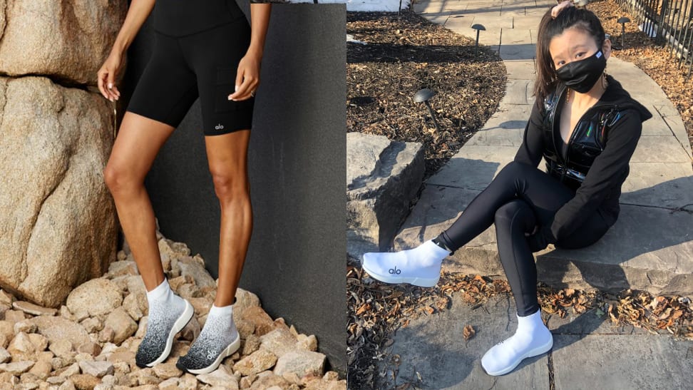Women's Wanderer Sneaker in Bone by Alo Yoga
