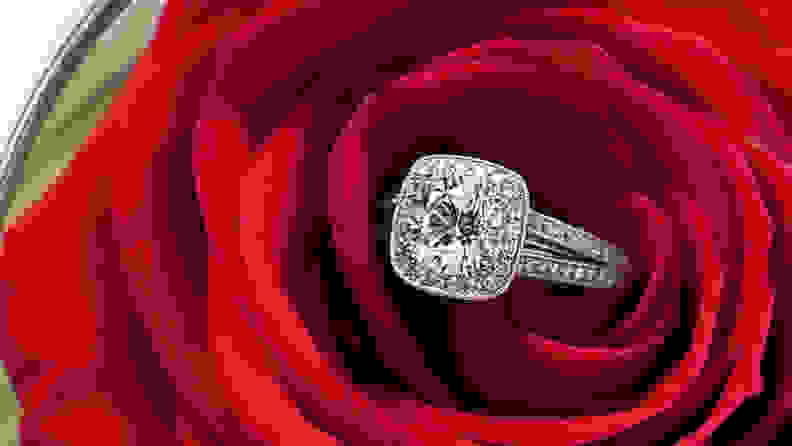 This Ritani ring is one of the best engagement rings online.