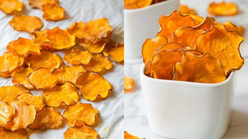Baked Sweet Potato Chips Recipe