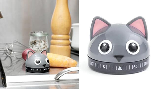 Kikkerland Kitty Kitchen Timer