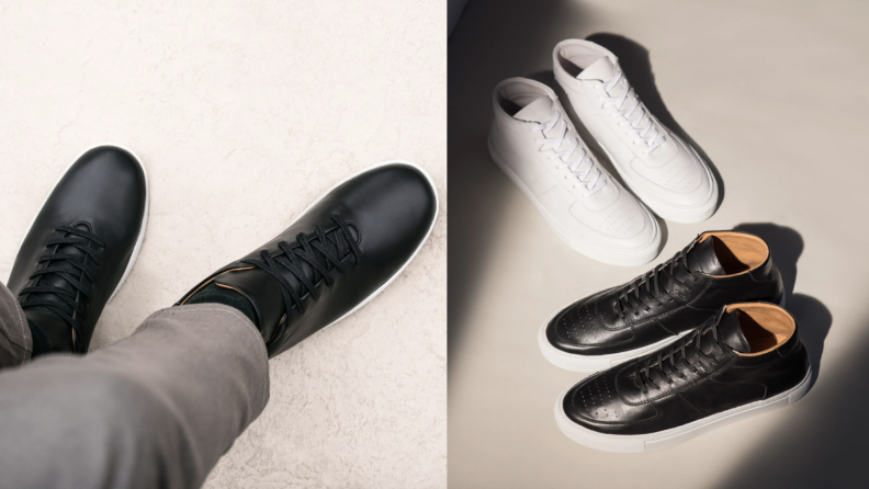 Beckett Simonon leather sneakers
