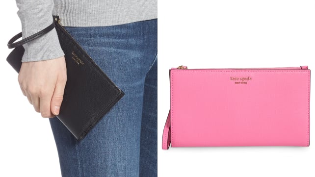 Kate Spade Large Sylvia Leather Wristlet