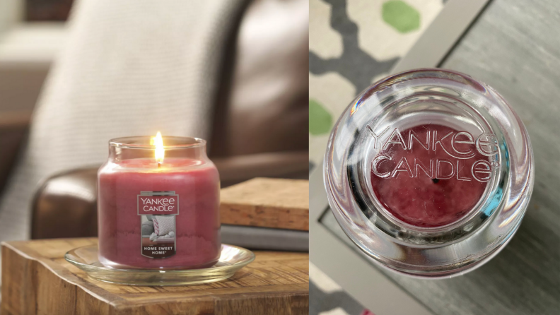 On left, Yankee Candle's 