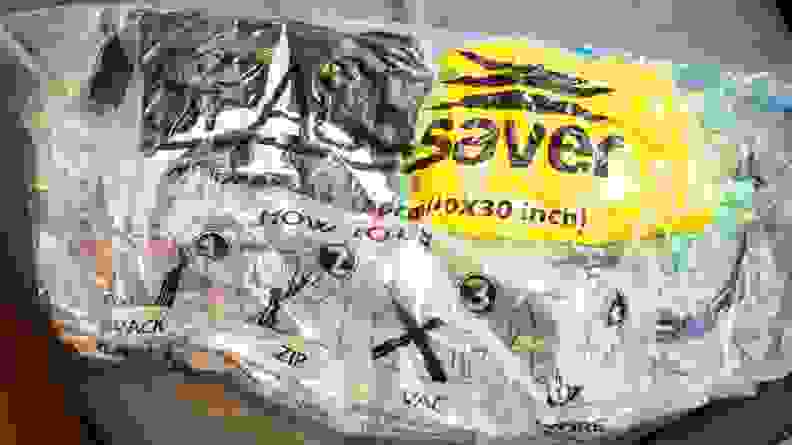 Under-the-bed storage bag.