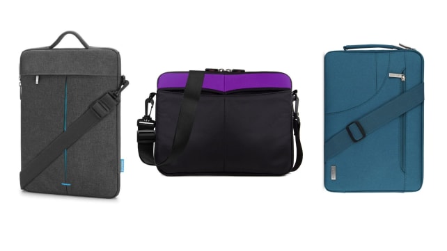 three laptop sleeves