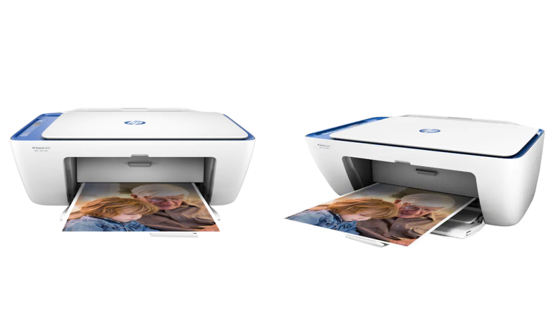 Two white printers