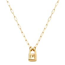 Product image of Initial Lock Necklace