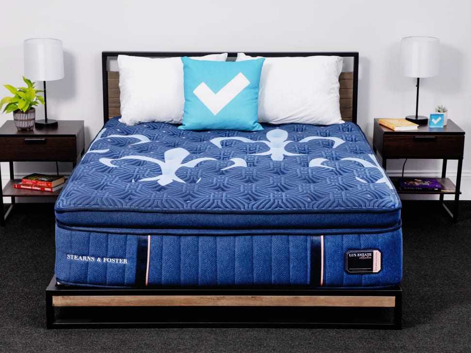 Stearns and foster luxury 2025 plush euro pillowtop reviews