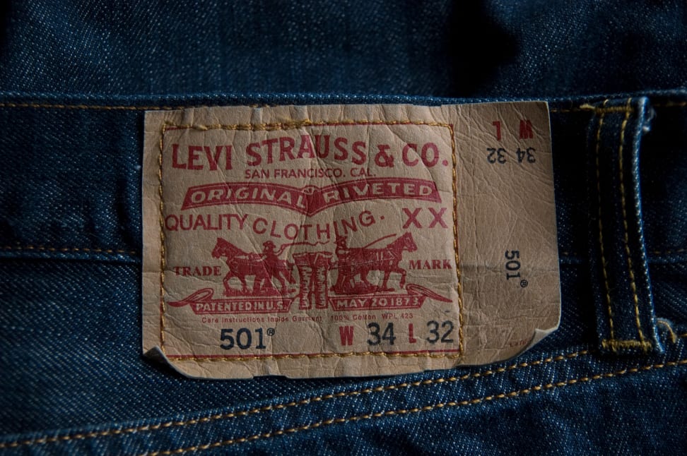 Levi Strauss jean label