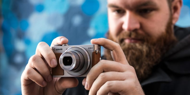 A photograph of the Canon PowerShot G9 X.