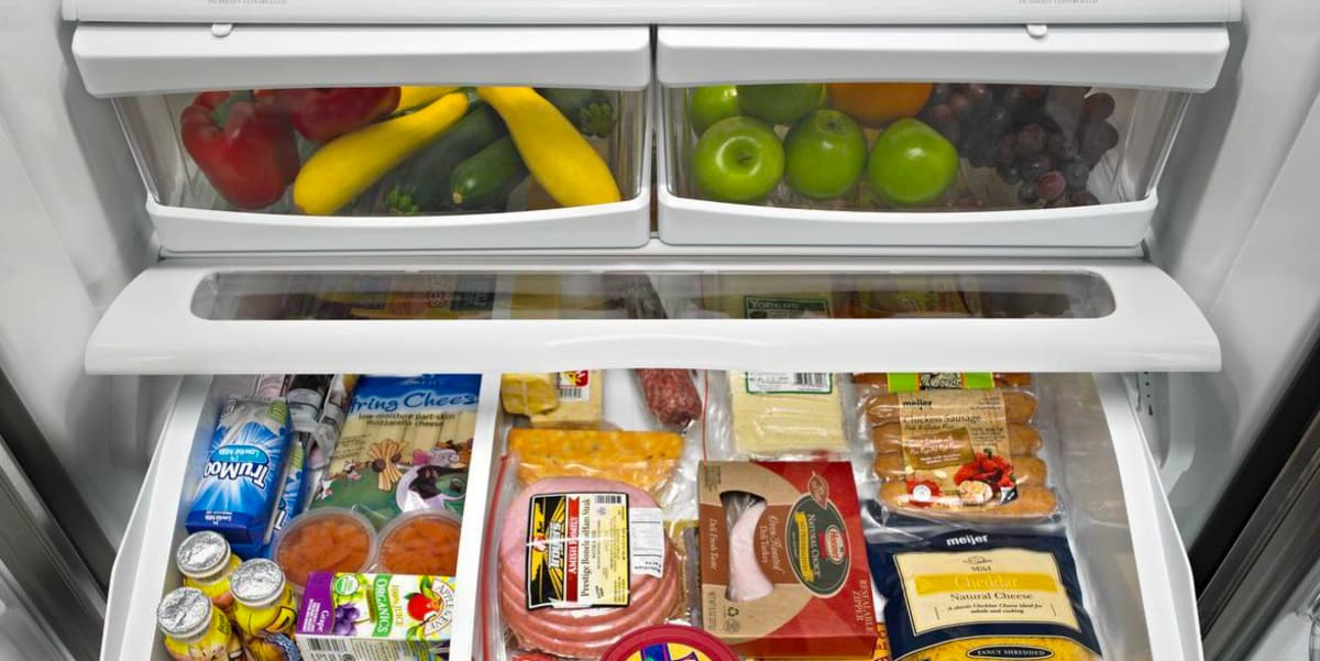 Maytag MFF2558DEM French Door Refrigerator Review - Reviewed.com Refrigerators