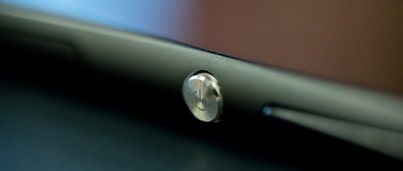 A photo of the Sony Xperia Z3's power button.