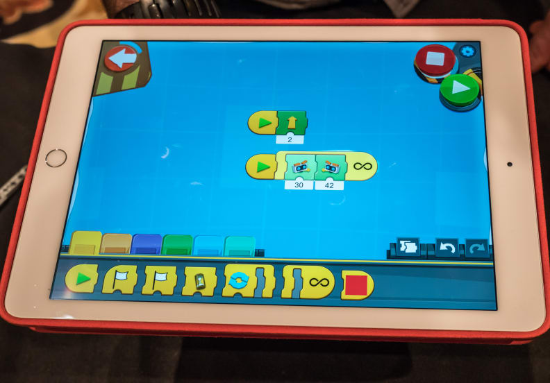 The programming app utilizes puzzle pieces in lieu of lines of code.