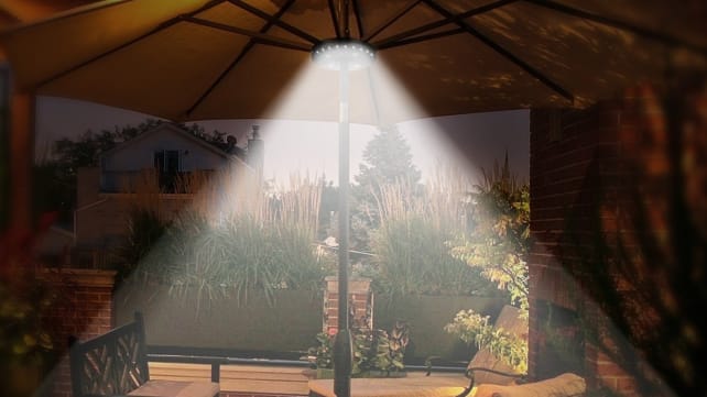 LED patio umbrella light