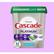 Product image of Cascade Platinum Dishwasher Soap Pods