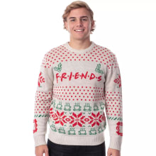 Product image of Friends Logo Ugly Holiday Christmas Sweater