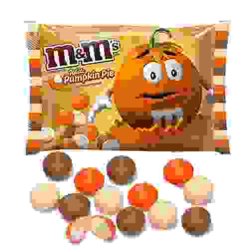 M&Ms pumpkin pie candies