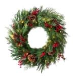 Product image of Balsam Hill Outdoor Red Berry Pine Wreath