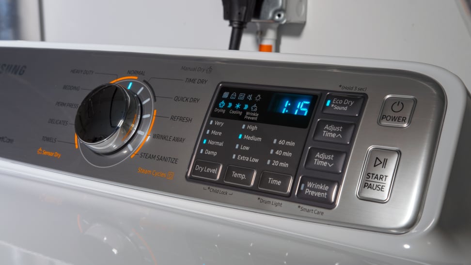 Samsung DVE50M7450W dryer review Laundry