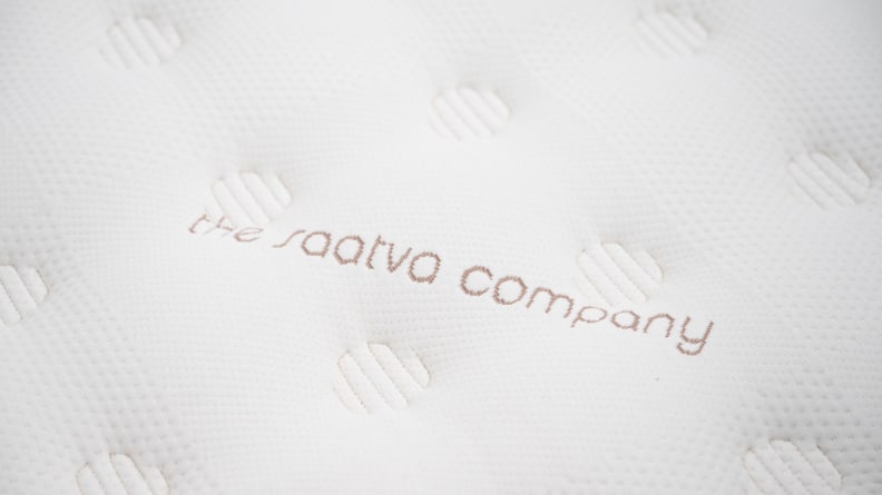 the surface of the saatva mattress