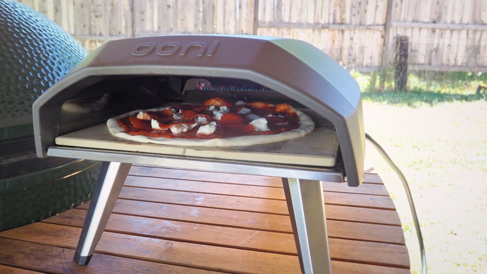 The Ooni wood pellet pizza oven is awesome, but takes some practice