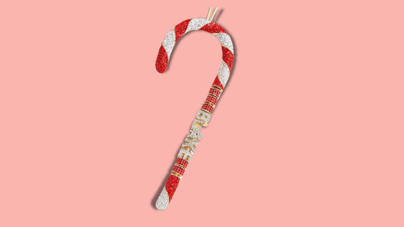 candy cane ornament with name
