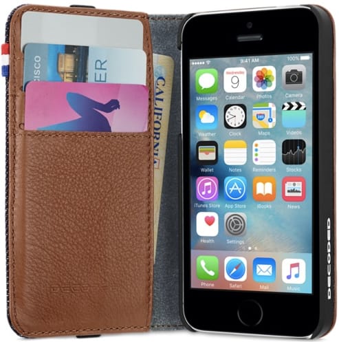 Apple iPhone SE Decoded Denim Wallet Case