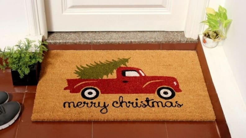 Isn't this Christmas doormat the cutest?