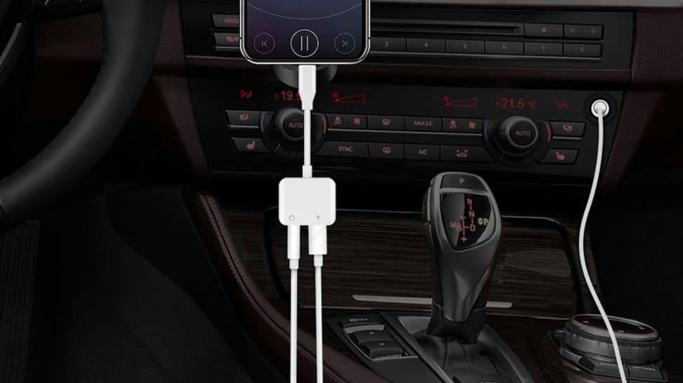 iNassen Lightning Audio Headphone Adapter +Charger to 3.5mm
