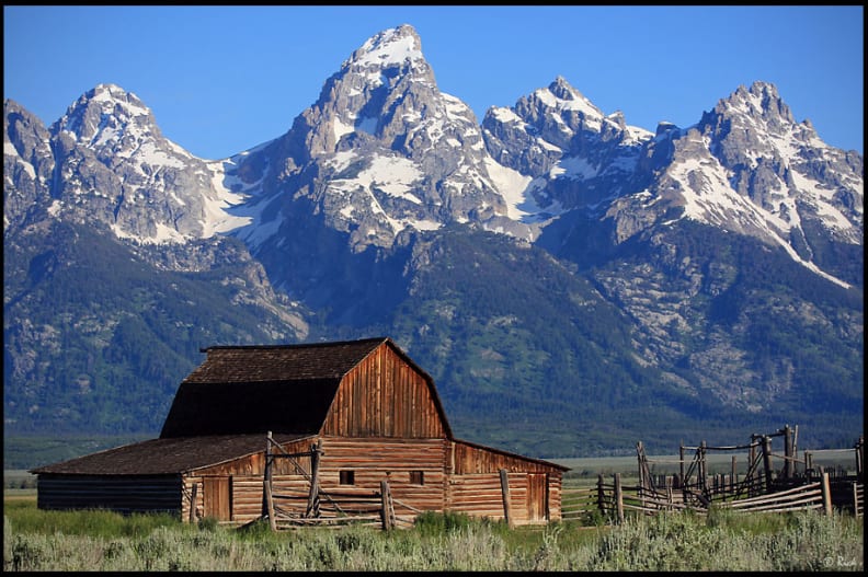 The real most photographed barn in America? [Credit: Flickr user