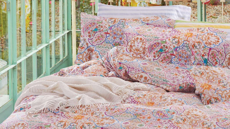 Linen Cotton Bohemian Duvet Cover