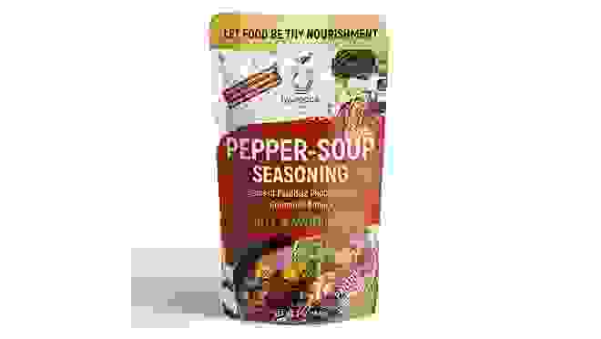 A package of pepper-soup seasoning.