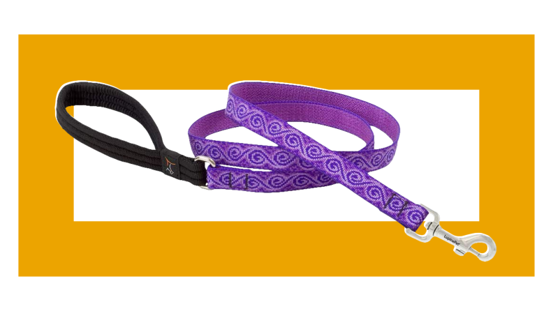 A purple LupinePet leash