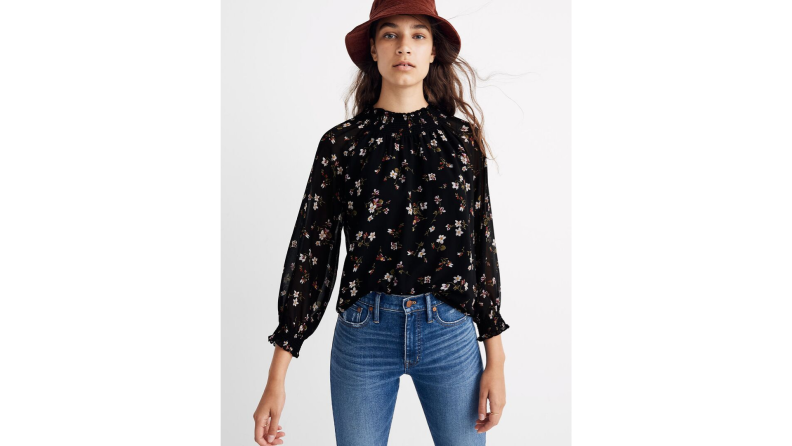 A blouse that takes you from drop-off to date night.