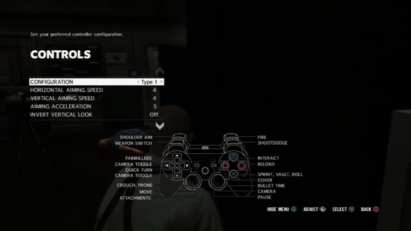 max payne 3 trainer adjust button map