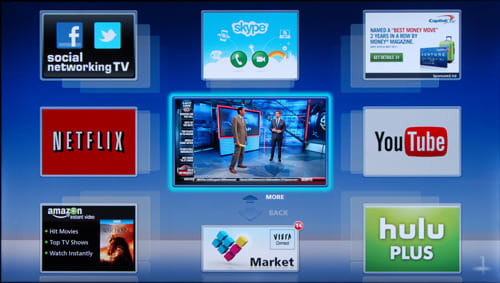 Panasonic Smart Vierra TV Internet App Store Overview 