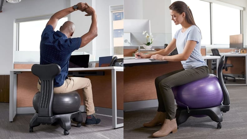 A ball chair
