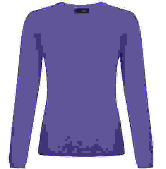A soft sweater in purple