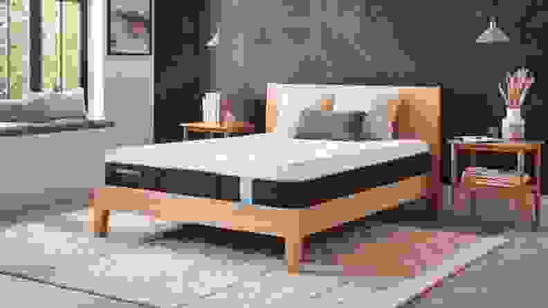 Tempur-Pedic Essential mattress in a bedroom setup.