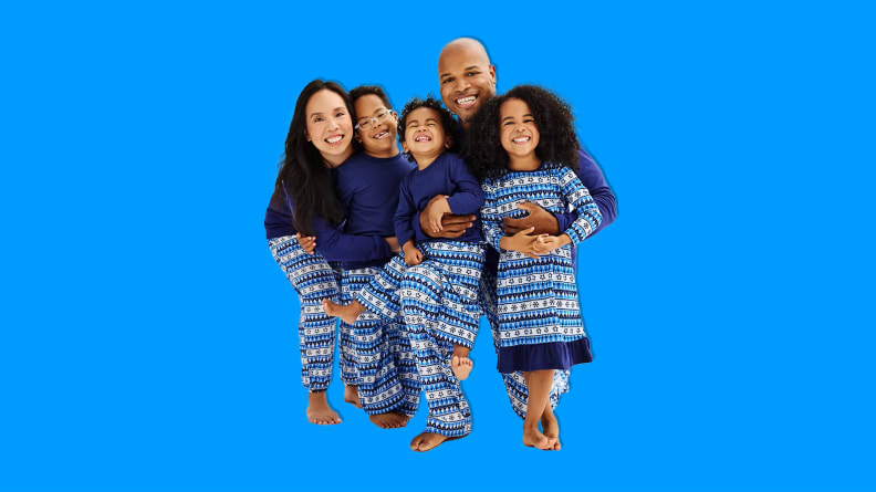 Christmas Matching Pajamas Family Outfits 2023 New Year Father
