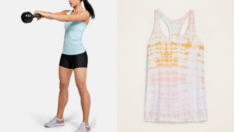 athletic tanks tops