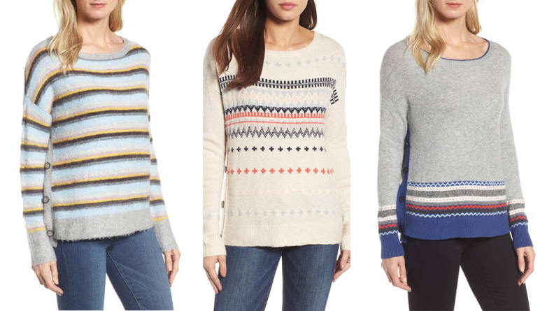 Caslon Side Button Sweaters
