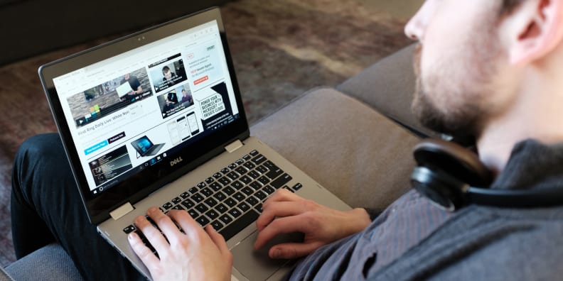 Dell Inspiron 13 7000 2-in-1 in use
