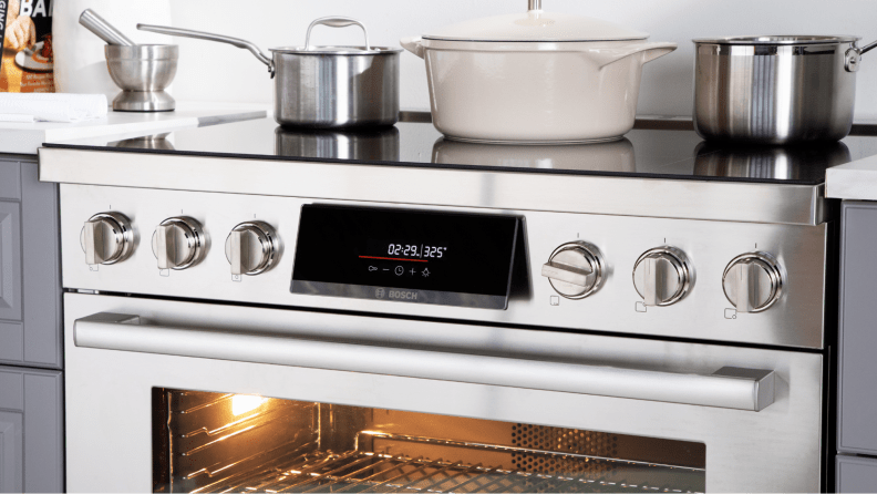 800 Series Induction Freestanding Range 36'' Stainless Steel His8655u