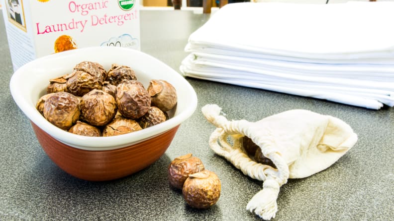 Eco Nuts are reusable, but don't get your laundry very clean