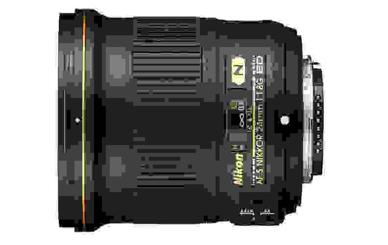 The 24mm f/1.8G, like most G-series Nikon lenses, will have an outside that is primarily made of lightweight plastic.