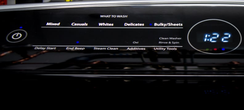 Whirlpool Cabrio reinvents the laundry control panel what to wash